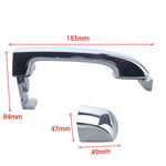 A5197-02 Car Electroplating Outside Door Handle 82662-3J010 for Hyundai Veracruz 2007-2012, A5197-02