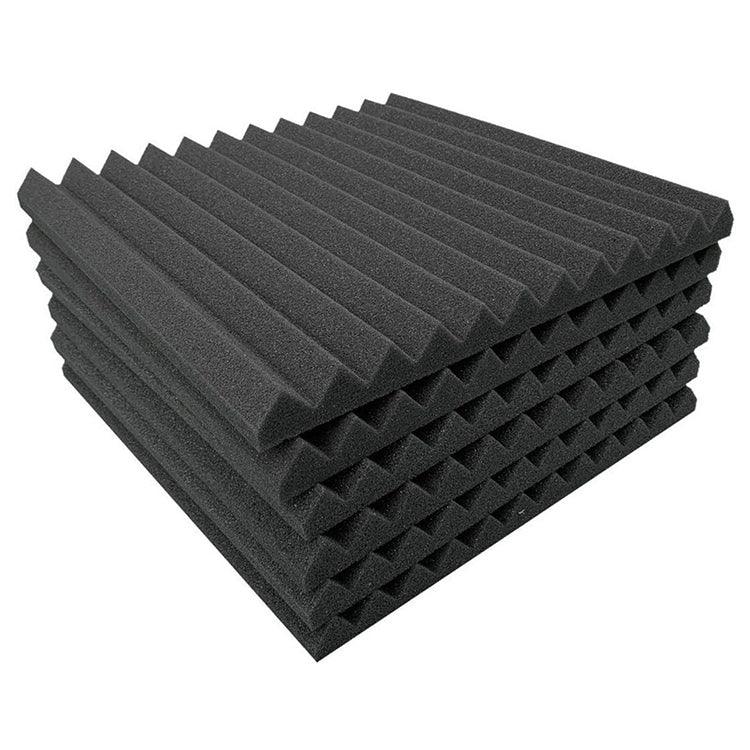 30x30x2.5cm三角溝スタイル録音スタジオドラムビデオルーム防音ボードサイレンサーコットン、6個、10個、12個、20個、24個