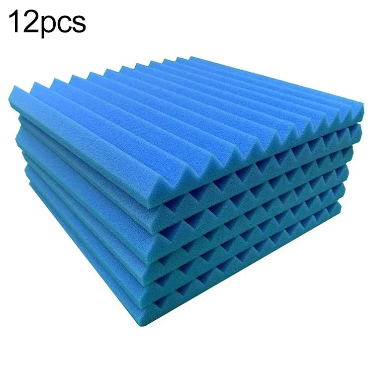 30x30x2.5cm三角溝スタイル録音スタジオドラムビデオルーム防音ボードサイレンサーコットン、6個、10個、12個、20個、24個