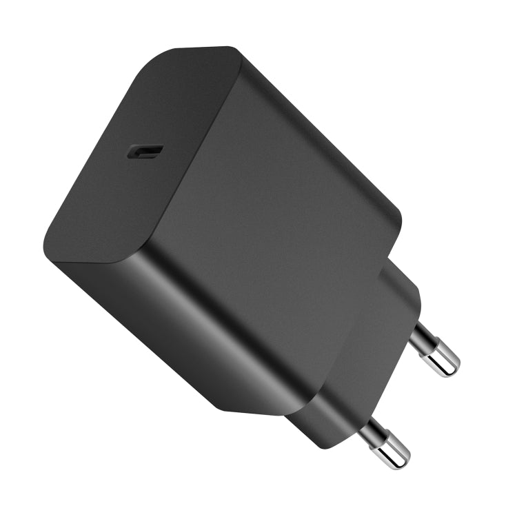 XY PD 25W USB-C / Type-C シングルポートトラベルチャージャー Samsungデバイス用急速充電、EUプラグ