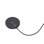 Mriowiz M-2001W 15W デスクトップ MagSafe 磁気ワイヤレス充電器 iPhone 12シリーズ用、USB + USB-C / Type-Cデータケーブル＆ホルダー付き