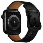 ダブルホールレザーウォッチバンド Apple Watch Series 6 & SE & 5 & 4 44mm / 3 & 2 & 1 42mm用、5 & 4 40mm / 3 & 2 & 1 38mm用