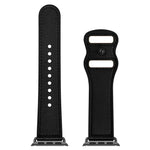 ダブルホールレザーウォッチバンド Apple Watch Series 6 & SE & 5 & 4 44mm / 3 & 2 & 1 42mm用、5 & 4 40mm / 3 & 2 & 1 38mm用