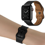 ダブルホールレザーウォッチバンド Apple Watch Series 6 & SE & 5 & 4 44mm / 3 & 2 & 1 42mm用、5 & 4 40mm / 3 & 2 & 1 38mm用