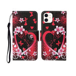 Painted Pattern Horizontal Flip Leathe Case, For iPhone 11, For iPhone 11 Pro, For iPhone 11 Pro Max