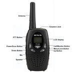 1ペア RETEVIS RT628 0.5W 米国周波数 462.550-467.7125MHz 22チャンネル ハンドヘルド 子供用トランシーバー、RT628（ブラック）、RT628（ホワイト）、RT628（レッド）