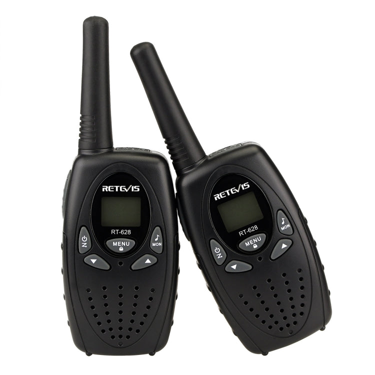 1ペア RETEVIS RT628 0.5W 欧州周波数 446MHz 8チャンネル ハンドヘルド 子供用トランシーバー、RT628（ブラック）、RT628（ホワイト）、RT628（レッド）