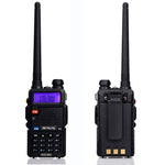 RETEVIS RT-5R 400-520MHz＋136-174MHz 128チャンネル USB二波ハンドヘルドトランシーバー、USB、EUプラグ、UKプラグ