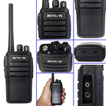 1ペア RETEVIS RT21 2.5W 米国周波数 400-480MHz 16CH ハンドヘルドトランシーバー、米国プラグ、RT21 米国プラグ