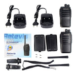 1ペア RETEVIS RT21 2.5W 米国周波数 400-480MHz 16CH ハンドヘルドトランシーバー、米国プラグ、RT21 米国プラグ