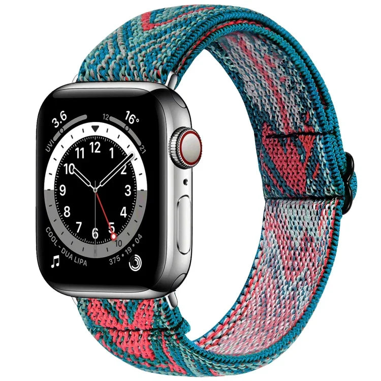 伸縮性ウォッチストラップ、Apple Watch Series 7 45mm / 6 & SE & 5 & 4 44mm / 3 & 2 & 1 42mm用、Apple Watch Series 7 41mm / 6 & SE & 5 & 4 40mm / 3 & 2 & 1 38mm用、Apple Watch Series 7 45mm / 6 & SE & 5 & 4 44mm / 3 & 2 & 1 42mm用