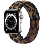 Elastic Watch Strap, For Apple Watch Series 7 45mm / 6 & SE & 5 & 4 44mm / 3 & 2 & 1 42mm, For Apple Watch Series 7 41mm / 6 & SE & 5 & 4 40mm / 3 & 2 & 1 38mm, For Apple Watch Apple Watch Series 7 45mm / 6 & SE & 5 & 4 44mm / 3 & 2 & 1 42mm           ...