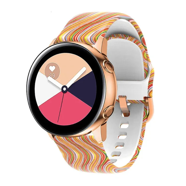 Silicone Printing Replacement Strap Watchband, For Samsung Galaxy Watch 42mm, For Samsung Galaxy Watch 46mm