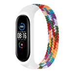 For Xiaomi Mi Band 6 / 5 / 4 / 3 / 2 Universal Silicone Elasticity Weave Replacement Strap Watchband, XS 140mm, S 150mm, M 160mm, L 170mm