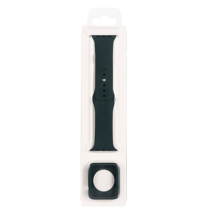 シリコン交換用ストラップウォッチバンド＋ウォッチ保護ケースセット、Apple Watch Series 9 / 8 / 7 41mm用、Apple Watch Series 9 / 8 / 7 45mm用
