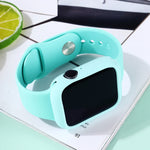 シリコン交換用ストラップウォッチバンド＋ウォッチ保護ケースセット、Apple Watch Series 9 / 8 / 7 41mm用、Apple Watch Series 9 / 8 / 7 45mm用
