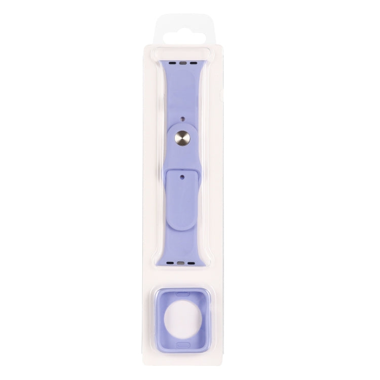 シリコン交換用ストラップウォッチバンド＋ウォッチ保護ケースセット、Apple Watch Series 9 / 8 / 7 41mm用、Apple Watch Series 9 / 8 / 7 45mm用