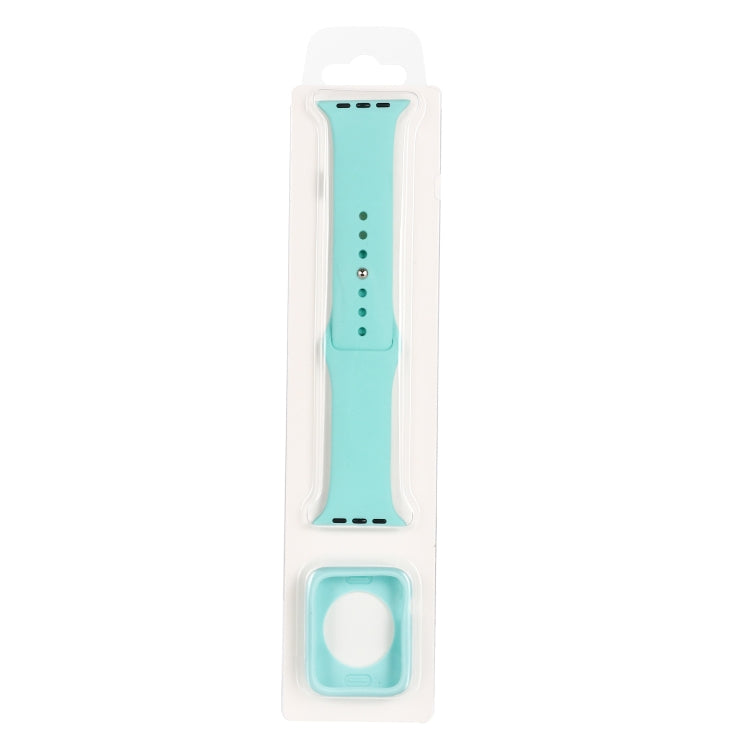 シリコン交換用ストラップウォッチバンド＋ウォッチ保護ケースセット、Apple Watch Series 9 / 8 / 7 41mm用、Apple Watch Series 9 / 8 / 7 45mm用