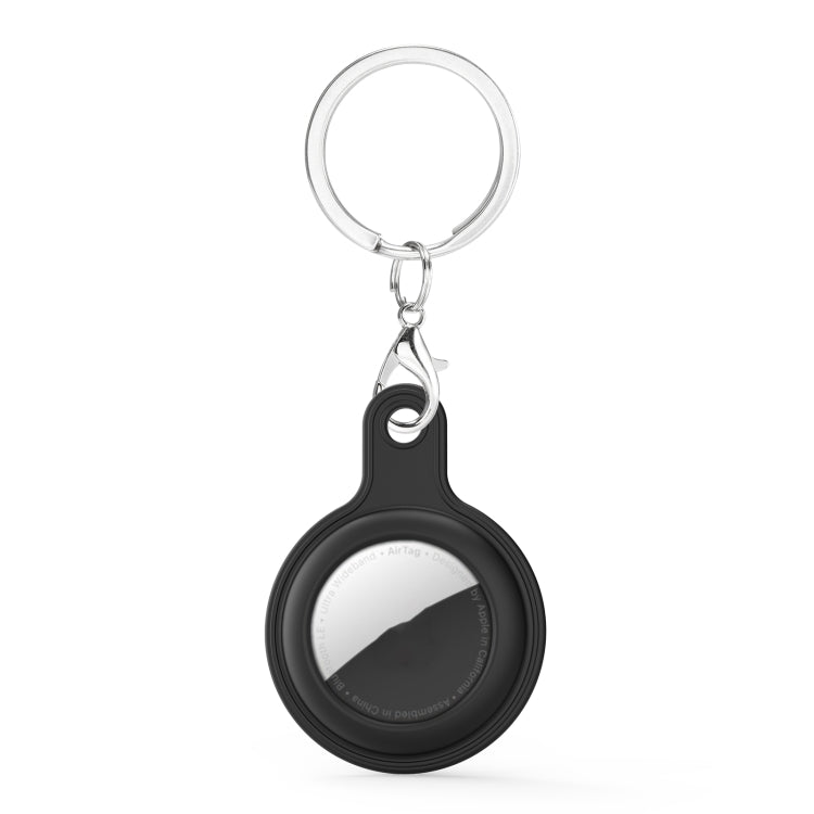 ジェルレザーケースカバー スイッチ可能なキーチェーンリング付き AirTag 第2世代 / AirTag 第1世代用