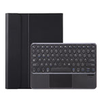 YA098B 取り外し可能なラムスキンテクスチャー丸型キーキャップ Bluetoothキーボード用レザーケース、タッチコントロール＆ペンスロット＆スタンド付き、iPad Air 5 / 4 10.9インチ 2020 / Pro 11インチ 2020 / 2018対応、iPad 10.2 (2020) & (2019) / Air 3 10.5インチ / Pro 10.5インチ対応