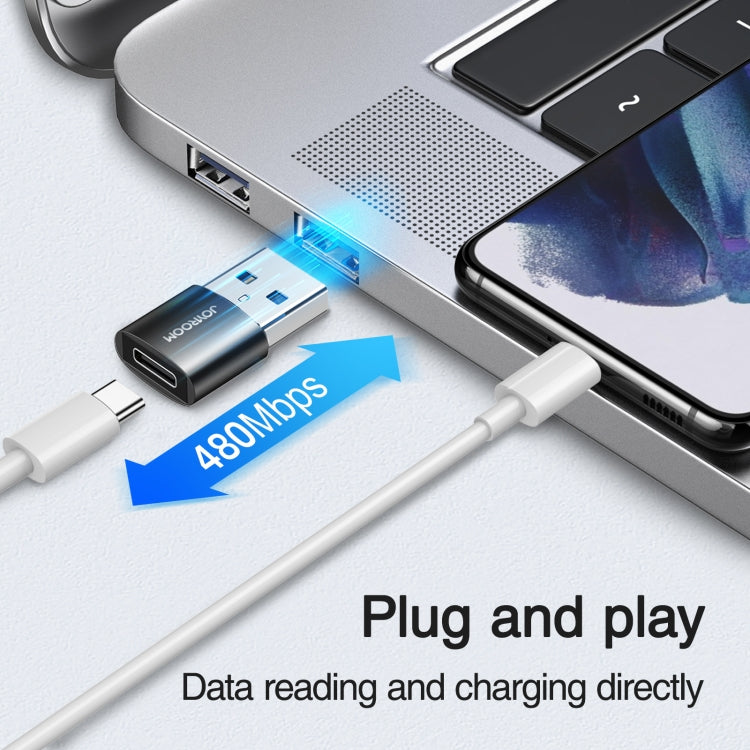 JOYROOM S-H152 3A USB オス to USB-C / Type-C メス OTG アダプター、S-H152