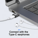 JOYROOM S-H152 3A USB オス to USB-C / Type-C メス OTG アダプター、S-H152
