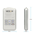 RETEVIS RT20 2W 400-470MHz 16チャンネル ミニFMラジオ 二方向無線トランシーバー、RT20、米国プラグ、RT20、欧州プラグ