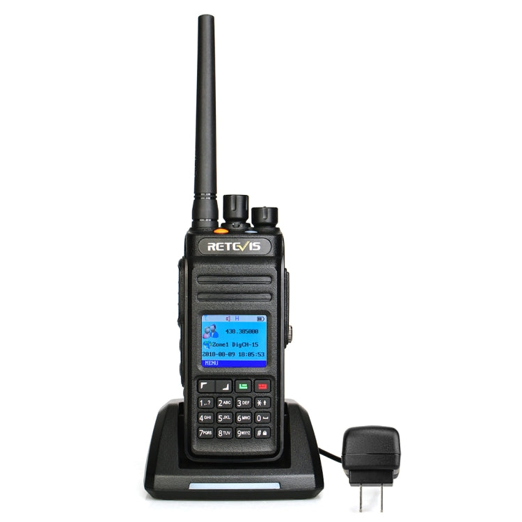 RETEVIS RT83 10W 400-470MHz 1024チャンネル 防水DMRデジタルデュアルタイム二方向無線トランシーバー、GPSバージョン、RT83、GPSバージョン