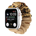 蝶柄ヘアリング布製時計ストラップ、Apple Watch Ultra 49mm / シリーズ8＆7 45mm / SE 2＆6＆SE＆5＆4 44mm / 3＆2＆1 42mm用、Apple Watch シリーズ8＆7 41mm / SE 2＆6＆SE＆5＆4 40mm / 3＆2＆1 38mm用