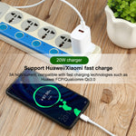 20W USB-C / Type-C + USBポート充電器 100W Type-C to Type-C急速充電ケーブル付き、1m Type-C to Type-C UKプラグ、1m Type-C to Type-C USプラグ、1m Type-C to Type-C EUプラグ、2m Type-C to Type-C UKプラグ、2m Type-C to Type-C USプラグ