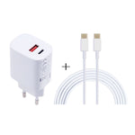 20W USB-C / Type-C + USBポート充電器 100W Type-C to Type-C急速充電ケーブル付き、1m Type-C to Type-C UKプラグ、1m Type-C to Type-C USプラグ、1m Type-C to Type-C EUプラグ、2m Type-C to Type-C UKプラグ、2m Type-C to Type-C USプラグ