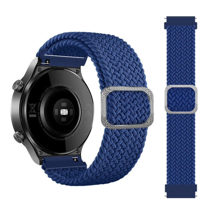 調節可能ナイロン編み弾性交換ストラップウォッチバンド、Samsung Galaxy Watch Active2 40mm用、Samsung Galaxy Watch Active用、Samsung Galaxy Watch Active2 44mm用
