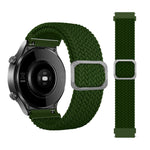 調節可能ナイロン編み弾性交換ストラップウォッチバンド、Samsung Galaxy Watch Active2 40mm用、Samsung Galaxy Watch Active用、Samsung Galaxy Watch Active2 44mm用