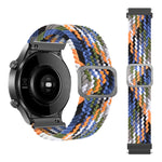 調節可能ナイロン編み弾性交換ストラップウォッチバンド、Samsung Galaxy Watch Active2 40mm用、Samsung Galaxy Watch Active用、Samsung Galaxy Watch Active2 44mm用