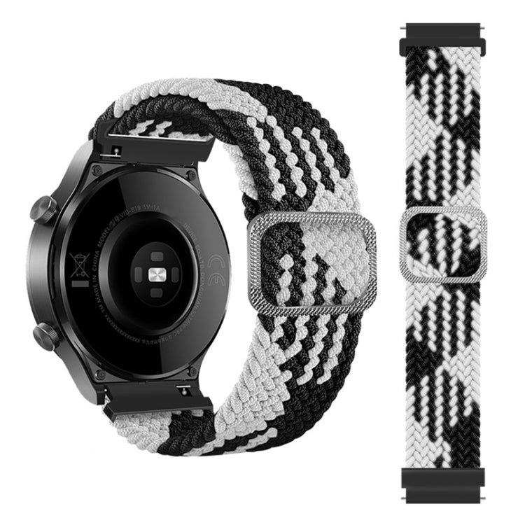調節可能ナイロン編み弾性交換ストラップウォッチバンド、Samsung Galaxy Watch Active2 40mm用、Samsung Galaxy Watch Active用、Samsung Galaxy Watch Active2 44mm用