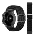 調節可能ナイロン編み弾性交換ストラップウォッチバンド、Samsung Galaxy Watch Active2 40mm用、Samsung Galaxy Watch Active用、Samsung Galaxy Watch Active2 44mm用