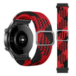 調節可能ナイロン編み弾性交換ストラップウォッチバンド、Samsung Galaxy Watch Active2 40mm用、Samsung Galaxy Watch Active用、Samsung Galaxy Watch Active2 44mm用