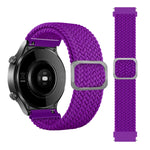 調節可能ナイロン編み弾性交換ストラップウォッチバンド、Samsung Galaxy Watch 42mm用、Samsung Galaxy Watch 46mm用、Samsung Galaxy Watch 3 41mm用