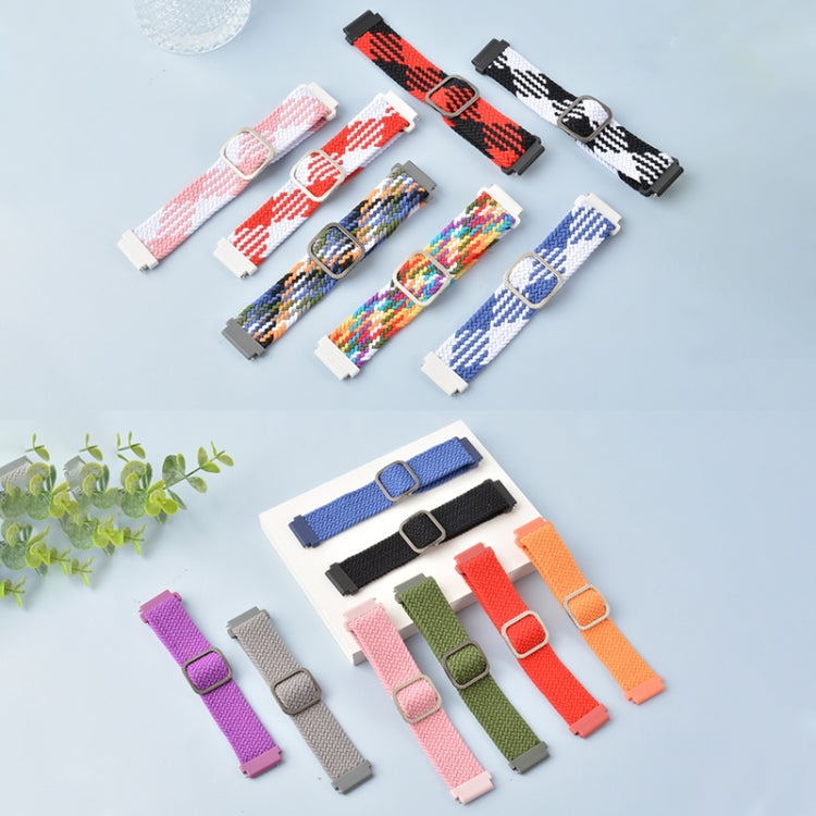 調節可能ナイロン編み弾性交換ストラップウォッチバンド、Samsung Galaxy Watch 42mm用、Samsung Galaxy Watch 46mm用、Samsung Galaxy Watch 3 41mm用