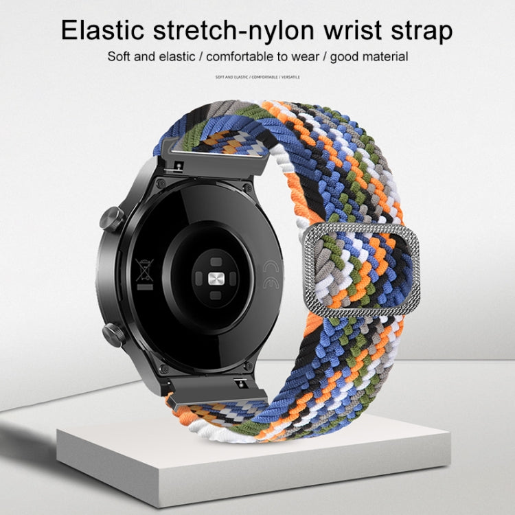 調節可能ナイロン編み弾性交換ストラップウォッチバンド、Samsung Galaxy Watch 42mm用、Samsung Galaxy Watch 46mm用、Samsung Galaxy Watch 3 41mm用