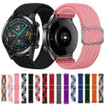 調節可能ナイロン編み弾性交換ストラップウォッチバンド、Samsung Galaxy Watch 42mm用、Samsung Galaxy Watch 46mm用、Samsung Galaxy Watch 3 41mm用