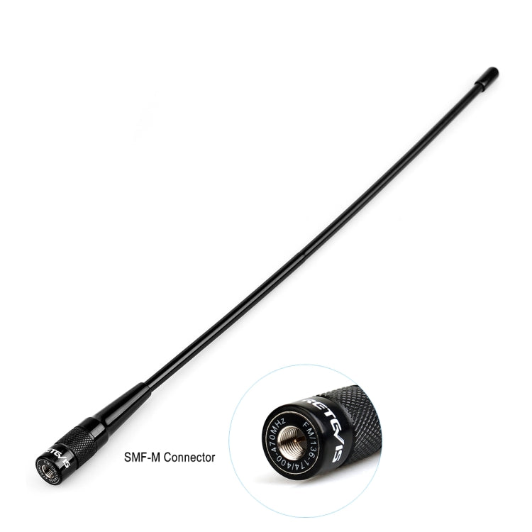 RETEVIS RHD-771 136-174+400-480MHz SMA-Mオス デュアルバンドアンテナ RT1/RT2/RT3 TYT MD-380/UV8000D対応, RHD-771 SMA-Mオス