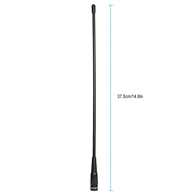 RETEVIS RHD-771 136-174+400-480MHz SMA-Mオス デュアルバンドアンテナ RT1/RT2/RT3 TYT MD-380/UV8000D対応, RHD-771 SMA-Mオス