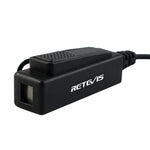 RETEVIS R-1M21 2線式大型PTT音響チューブイヤホンマイク Motorola XPR6000/XPR6550/DP4800/DP4801用、R-1M21