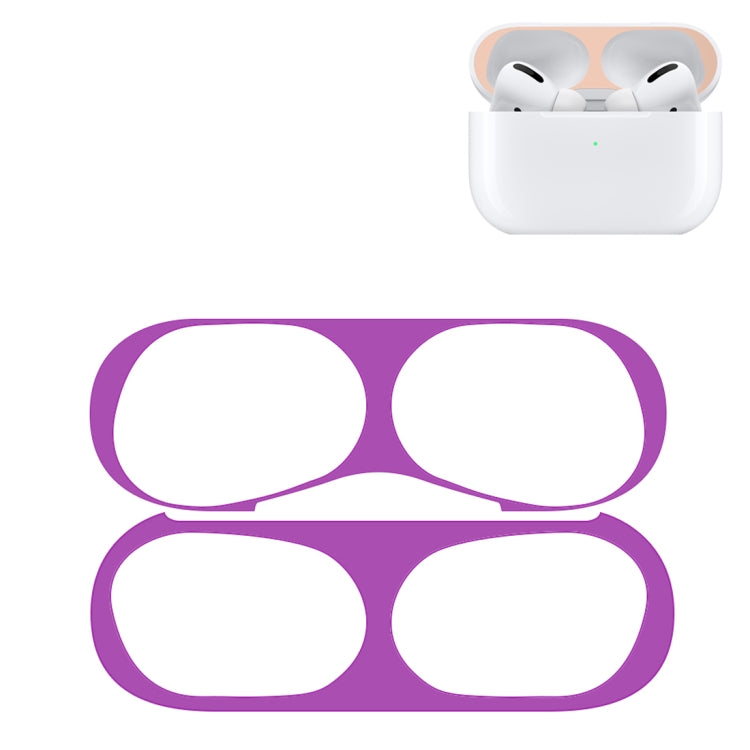 Apple AirPods Pro 用 ワイヤレスイヤホン保護ケース メタル保護ステッカー、Apple AirPods Pro 用