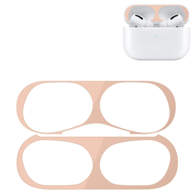 Apple AirPods Pro 用 ワイヤレスイヤホン保護ケース メタル保護ステッカー、Apple AirPods Pro 用