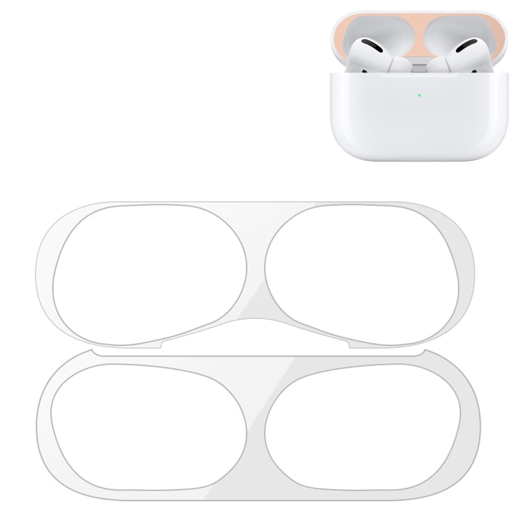 Apple AirPods Pro 用 ワイヤレスイヤホン保護ケース メタル保護ステッカー、Apple AirPods Pro 用