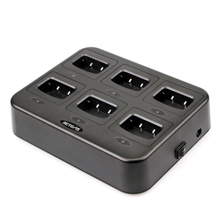 RETEVIS RTC777 6連式 ワーキートーキーチャージャー Retevis H777用, RTC777 AUプラグ, RTC777 USプラグ, RTC777 EUプラグ, RTC777 UKプラグ