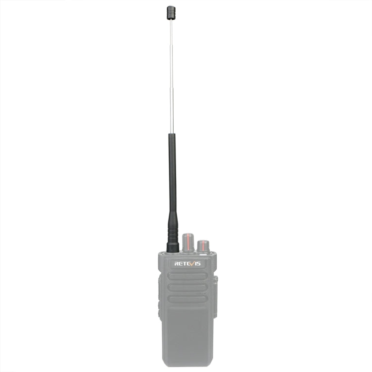 RETEVIS HA01 136-174+400-470MHz SMA-F メス デュアルバンド ハンドヘルドホイップアンテナ H777/RT5R/RT29用、HA01