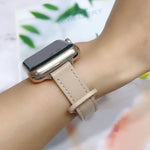 ダブルネイルレザー交換用ストラップ時計バンド、Apple Watch シリーズ7 41mm / 6＆SE＆5＆4 40mm用、Apple Watch シリーズ7 45mm / 6＆SE＆5＆4 44mm用